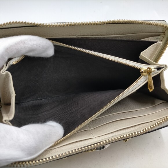 No Tariff Gucci Long Wallet White #199925G12 - Picture 6 of 8